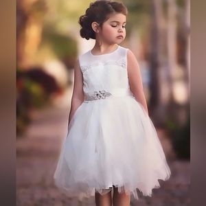 White Dress girls size 12